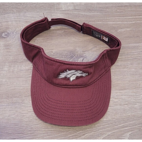 Richardson Mustang Red Sun Visor Cap - Picture 1 of 8